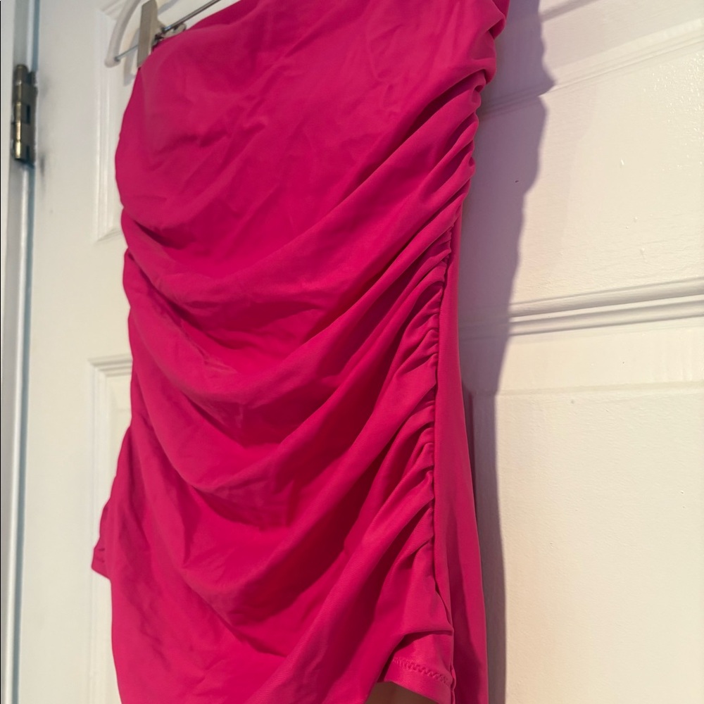JCREW ruched bandeau one piece - Picture 3 of 7